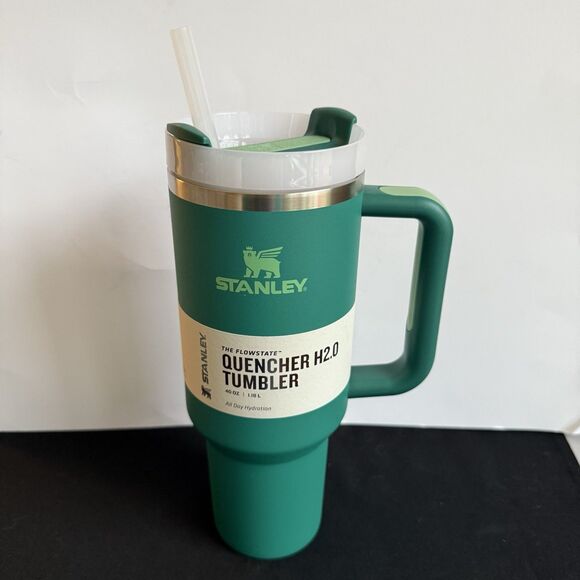 NEW Stanley 40 oz Stainless Steel FlowState Quencher H2.0 Tumbler Mug Alpine - Picture 1 of 8